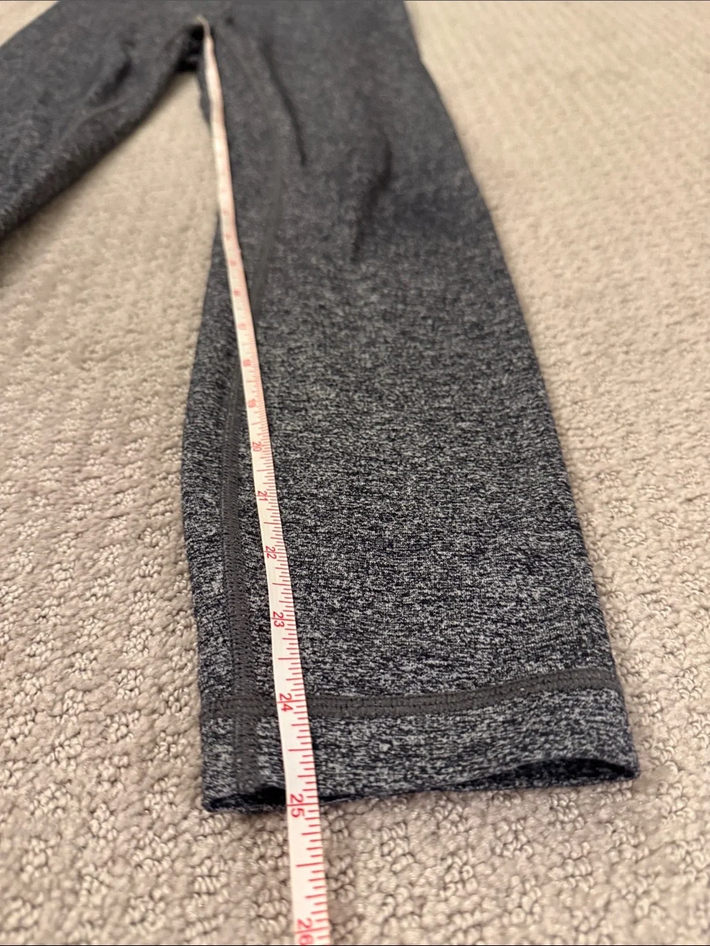 lululemon athletica Heathered Charcoal Gray Leggings